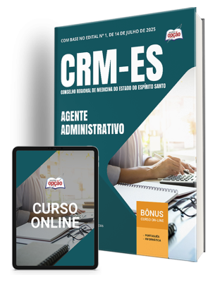 Apostila CRM-ES 2025 - Agente Administrativo