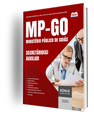 Apostila MP-GO 2025 - Secretário(a) Auxiliar