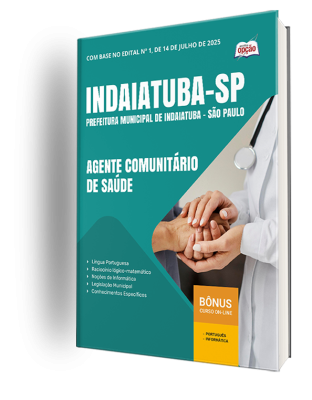 Apostila Prefeitura de Indaiatuba - SP 2025 - Agente Comunitário de Saúde