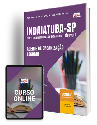 Apostila Prefeitura de Indaiatuba - SP 2025 - Agente De Organização Escolar