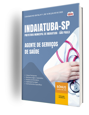 Apostila Prefeitura de Indaiatuba - SP 2025 - Agente de Serviços de Saúde