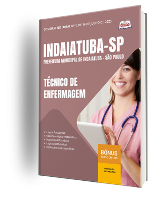 Apostila Prefeitura de Indaiatuba - SP 2025 - Técnico em Enfermagem