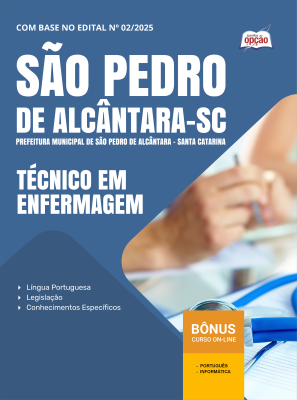 Apostila Prefeitura de São Pedro de Alcântara-SC em PDF - Técnico em Enfermagem 2025