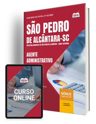 Apostila Prefeitura de São Pedro de Alcântara-SC 2025 - Agente Administrativo