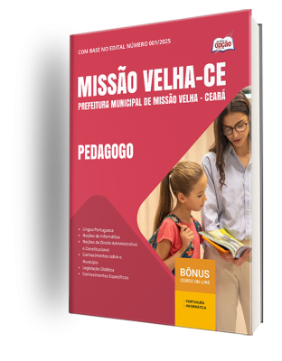 Apostila Prefeitura de Missão Velha - CE 2025 - Pedagogo