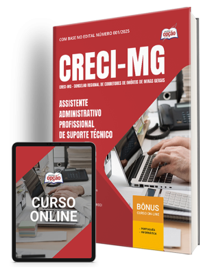 Apostila CRECI-MG 2025 - Assistente Administrativo - Profissional de Suporte Técnico