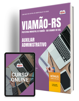 Apostila Prefeitura de Viamão - RS 2025 - Auxiliar Administrativo