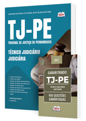 Combo TJ-PE - Técnico Judiciário - Judiciária