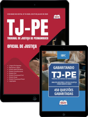 Combo TJ-PE - Oficial de Justiça