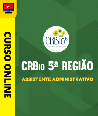 Curso CRBio 5ª Região - Assistente Administrativo