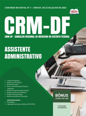 Apostila CRM-DF 2025 - Assistente Administrativo