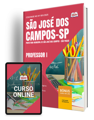 Apostila Prefeitura de São José dos Campos - SP 2025 - Professor I