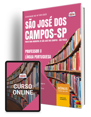 Apostila Prefeitura de São José dos Campos - SP 2025 - Professor II - Língua Portuguesa