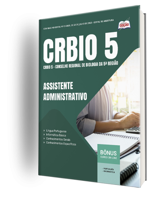 Apostila CRBio-5 2025 - Assistente Administrativo