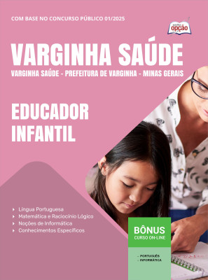 Apostila Prefeitura de Varginha em PDF - MG - Educador Infantil