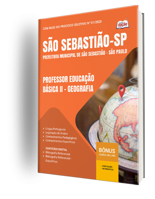Apostila Prefeitura de São Sebastião - SP 2025 - Professor Educação Básica II - Geografia