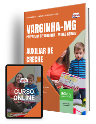 Apostila Prefeitura de Varginha - MG 2025 - Auxiliar de Creche