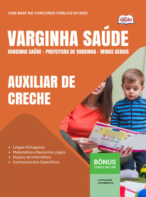 Apostila Prefeitura de Varginha em PDF - MG - Auxiliar de Creche
