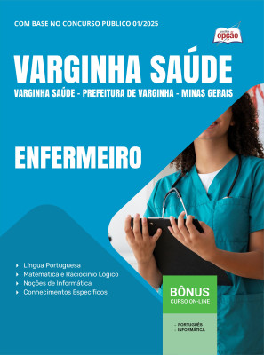 Apostila Prefeitura de Varginha - MG em PDF - Enfermeiro