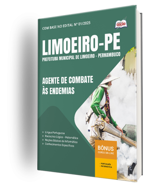 Apostila Prefeitura de Limoeiro-PE 2025 - Agente de Combate às Endemias