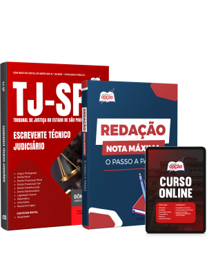 Apostila TJ-SP 2025 em PDF - Escrevente Técnico Judiciário + 02 Bônus!