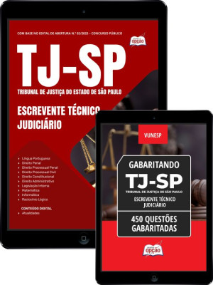 Combo TJ-SP - Escrevente Técnico Judiciário