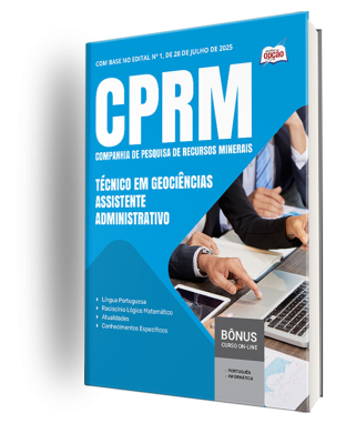 Apostila CPRM 2025 - Técnico em Geociências - Assistente Administrativo