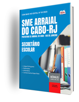 Apostila Prefeitura de Arraial do Cabo - RJ 2025 - Secretário Escolar
