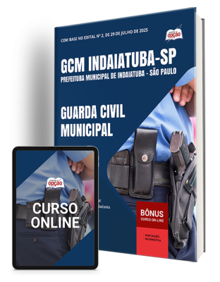 Apostila Prefeitura de Indaiatuba - SP 2025 - Guarda Civil Municipal