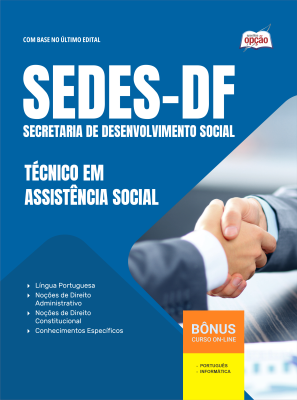 Apostila SEDES-DF 2025 - Técnico em Assistência Social