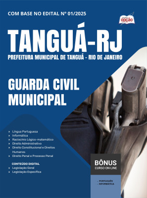 Apostila Prefeitura de Tanguá - RJ 2025 - Guarda Civil Municipal
