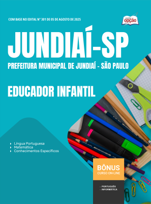 Apostila Prefeitura de Jundiaí - SP 2025 - Educador Infantil