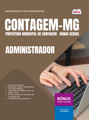Apostila Prefeitura de Contagem - MG 2025 - Administrador