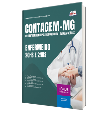 Apostila Prefeitura de Contagem - MG 2025 - Enfermeiro - 20hs e 24hs