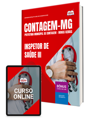Apostila Prefeitura de Contagem - MG 2025 - Inspetor de Saúde III