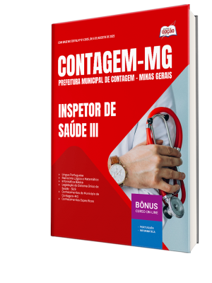 Apostila Prefeitura de Contagem - MG 2025 - Inspetor de Saúde III