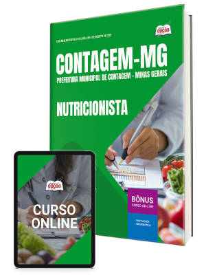 Apostila Prefeitura de Contagem - MG 2025 - Nutricionista