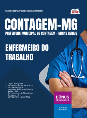Apostila Prefeitura de Contagem - MG em PDF - Enfermeiro do Trabalho