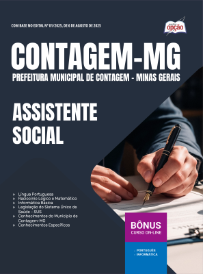 Apostila Prefeitura de Contagem - MG em PDF - Assistente Social