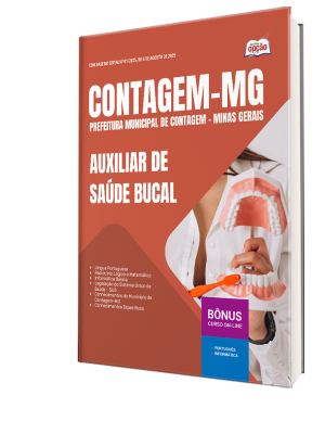 Apostila Prefeitura de Contagem - MG 2025 - Auxiliar de Saúde Bucal