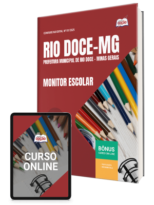 Apostila Prefeitura de Rio Doce-MG 2025 - Monitor Escolar