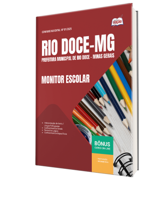 Apostila Prefeitura de Rio Doce-MG 2025 - Monitor Escolar