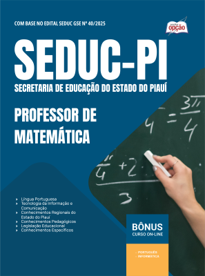 Apostila SEDUC-PI 2025 - Professor de Matemática