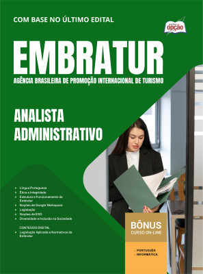 Apostila EMBRATUR 2025 - Analista Administrativo