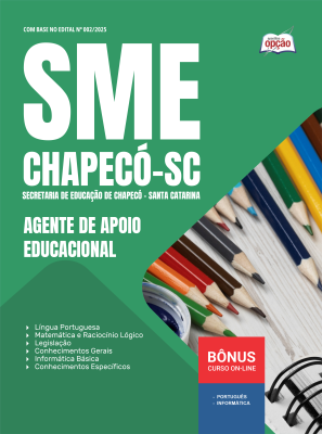 Apostila SME Chapecó SC 2025 - Agente de Apoio Educacional