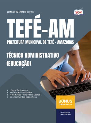 Apostila Prefeitura de Tefé - AM em PDF - Técnico Administrativo (Educação)