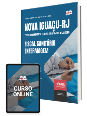 Apostila SEMUS Nova Iguaçu 2025 - Fiscal Sanitário - Enfermagem