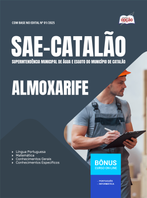 Apostila SAE Catalão - GO em PDF - Almoxarife