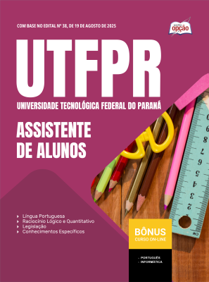 Apostila UTFPR 2026 em PDF - Assistente de Alunos