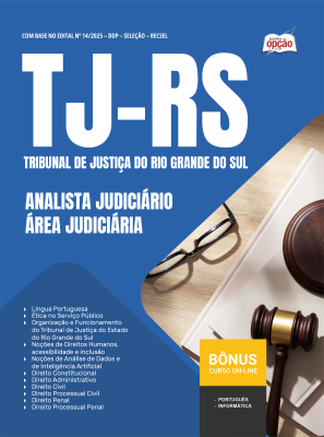 Apostila TJ-RS 2025 - Analista do Poder Judiciário - Área Judiciária